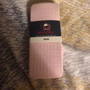 Girls dressy baby pink tights 1-2 yrs old